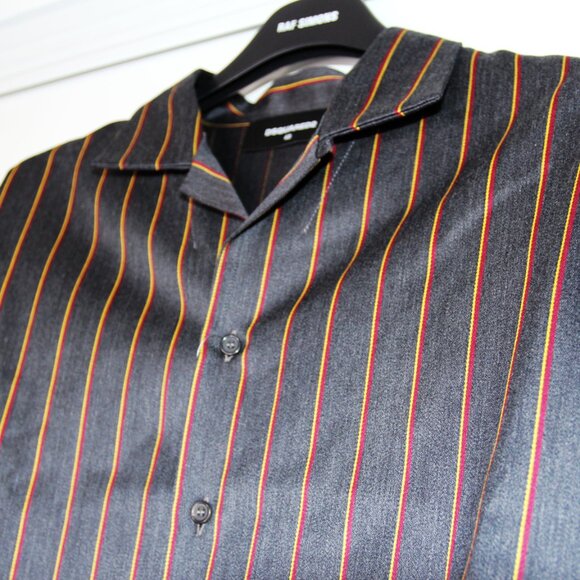 BNWT AW20 DSQUARED2 PREPPY STRIPE PATTERN SHIRT 48 & 52 - Picture 4 of 15